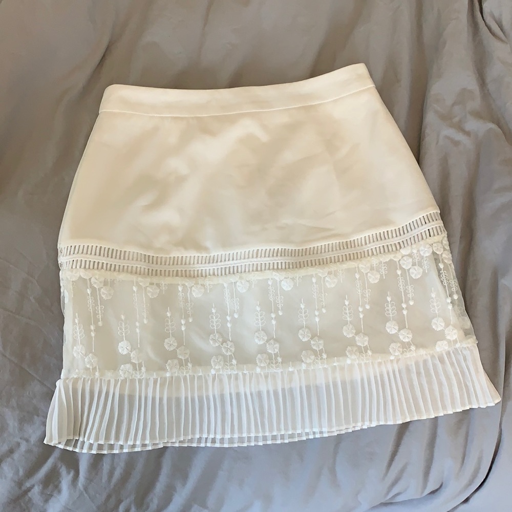 White skirt